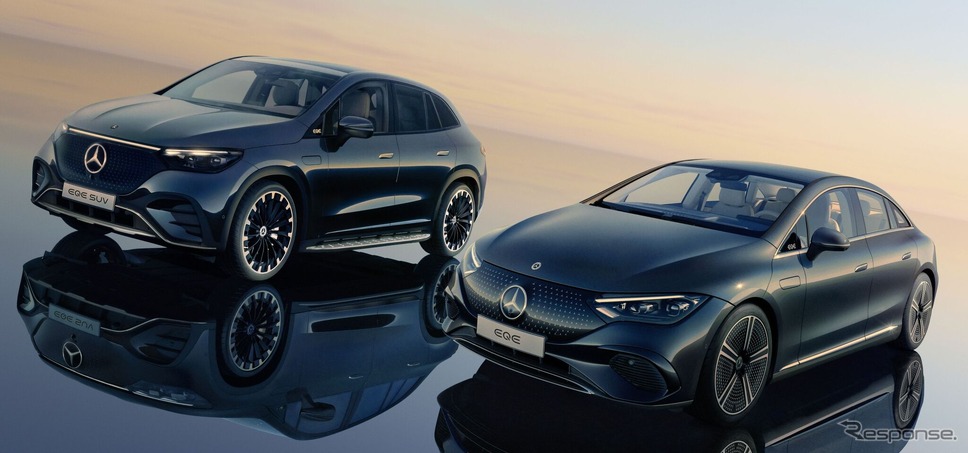 メルセデスベンツ EQE SUV とEQE の「エディション」モデル(ドイツ仕様)《photo by Mercedes-Benz》