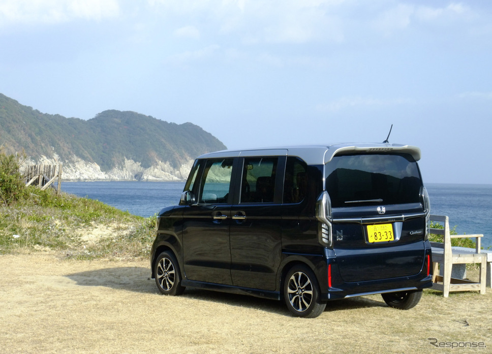 ホンダ N-BOXカスタム L・コーディネートスタイル《写真撮影 井元康一郎》