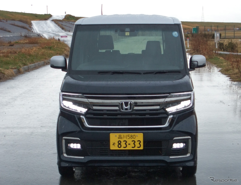 ホンダ N-BOXカスタム L・コーディネートスタイル《写真撮影 井元康一郎》