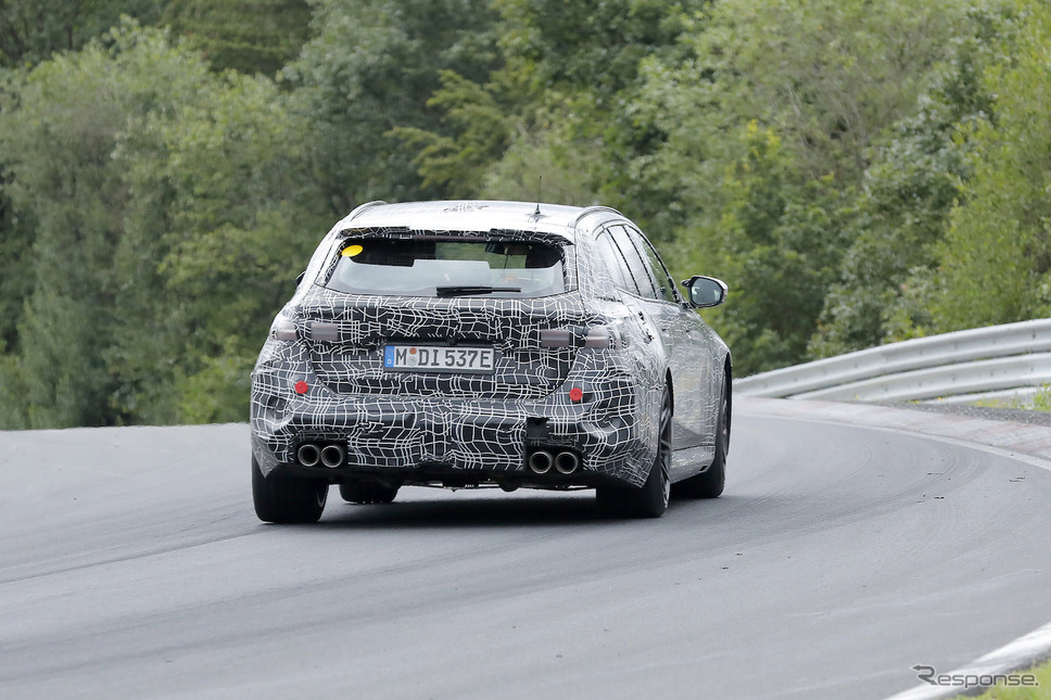 BMW M5ツーリング 新型プロトタイプ(スクープ写真)《APOLLO NEWS SERVICE》
