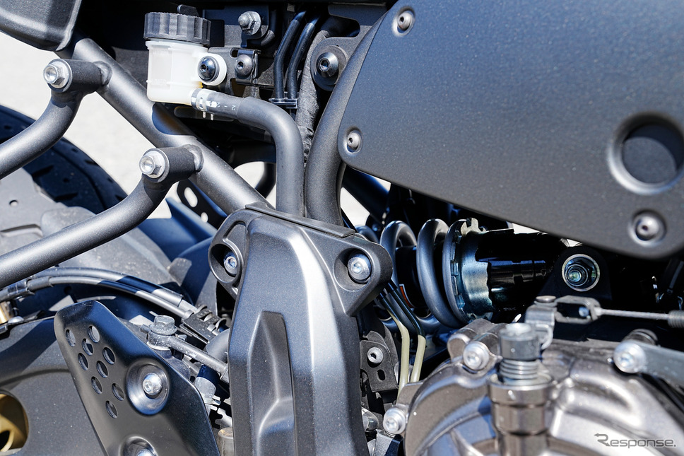 カスタム前のヤマハ XSR700《写真撮影 柳田由人》
