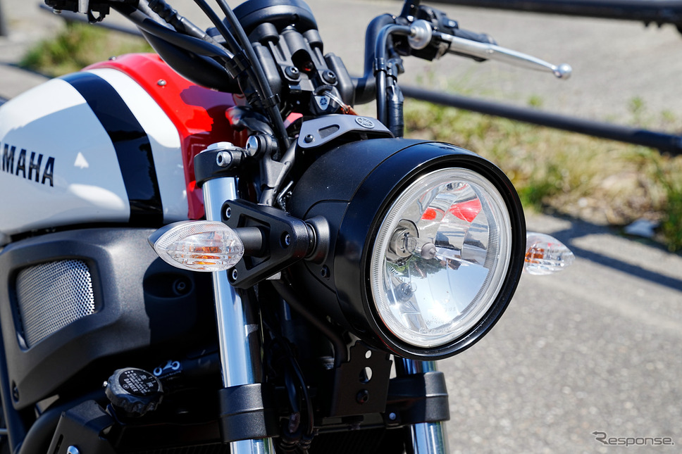 カスタム前のヤマハ XSR700《写真撮影 柳田由人》