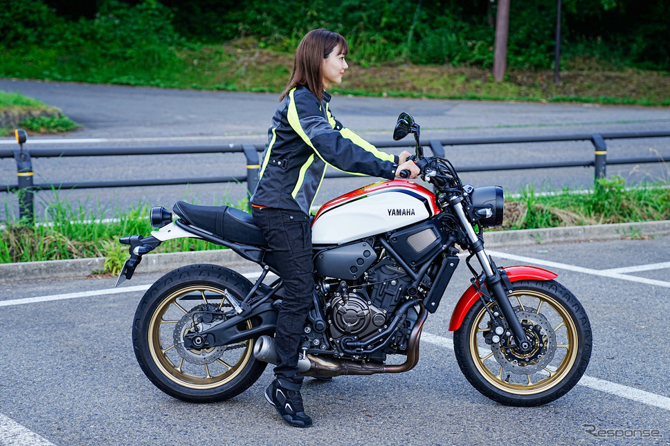 目下の悩みポイントはカラーリングとハンドル幅などのポジションだという。《写真撮影 柳田由人》