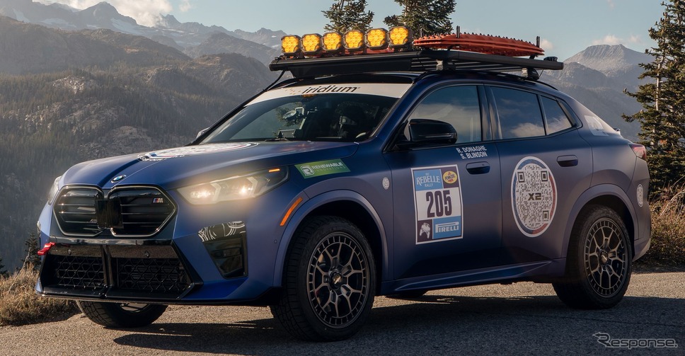 BMW X2 新型の「M35i xDrive」の米「Rebelle Rally」参戦車両《photo by BMW》