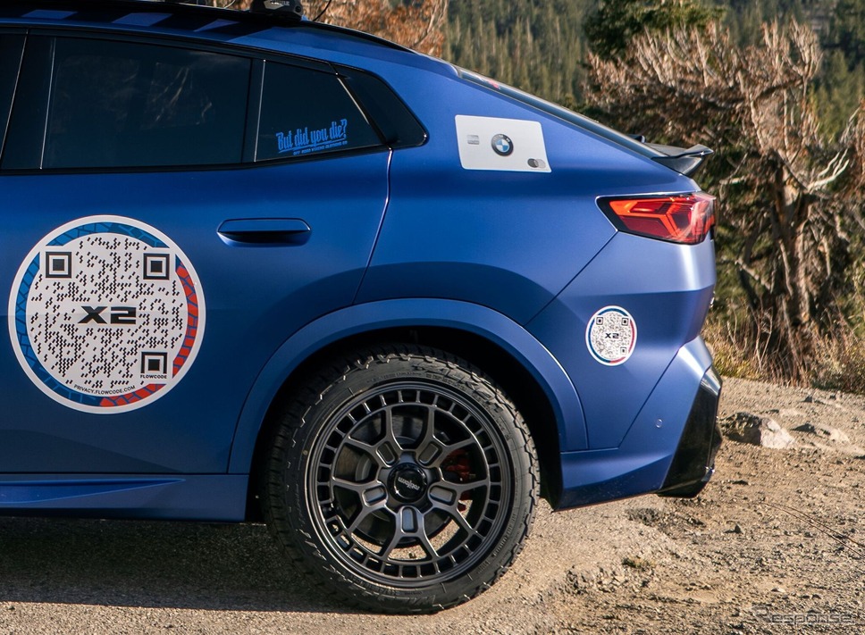 BMW X2 新型の「M35i xDrive」の米「Rebelle Rally」参戦車両《photo by BMW》