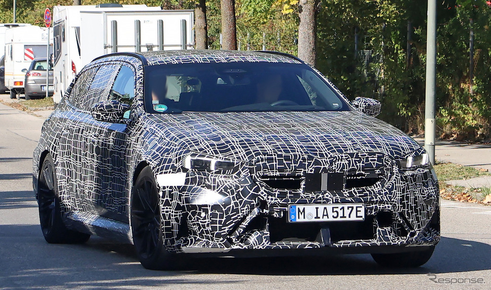 BMW M5ツーリング プロトタイプ(スクープ写真)《APOLLO NEWS SERVICE》