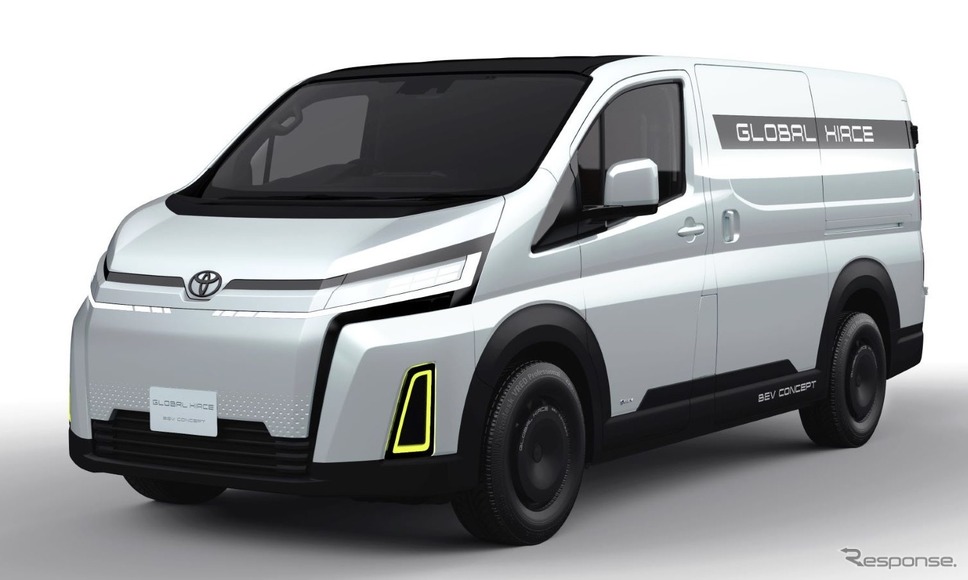 トヨタ車体がジャパンモビリティショー2023に出品予定のグローバルハイエースBEVコンセプト《画像提供 トヨタ車体》