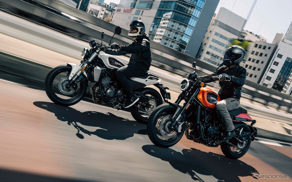 ハーレー X350(左)とX500(右)《写真提供:ハーレーダビッドソンジャパン》