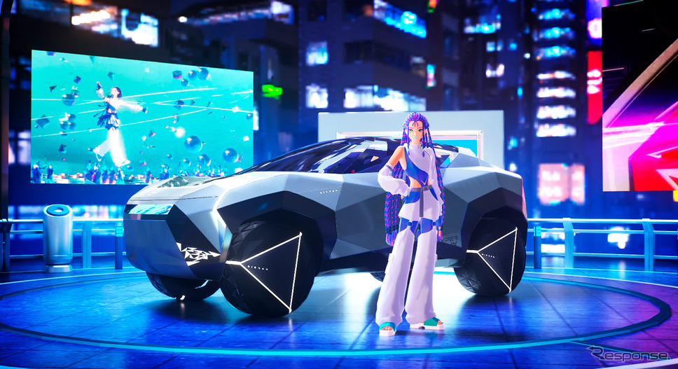 JAPAN MOBILITY SHOW 2023と連動!コンセプトカーと一緒に撮影も《写真提供:日産自動車》