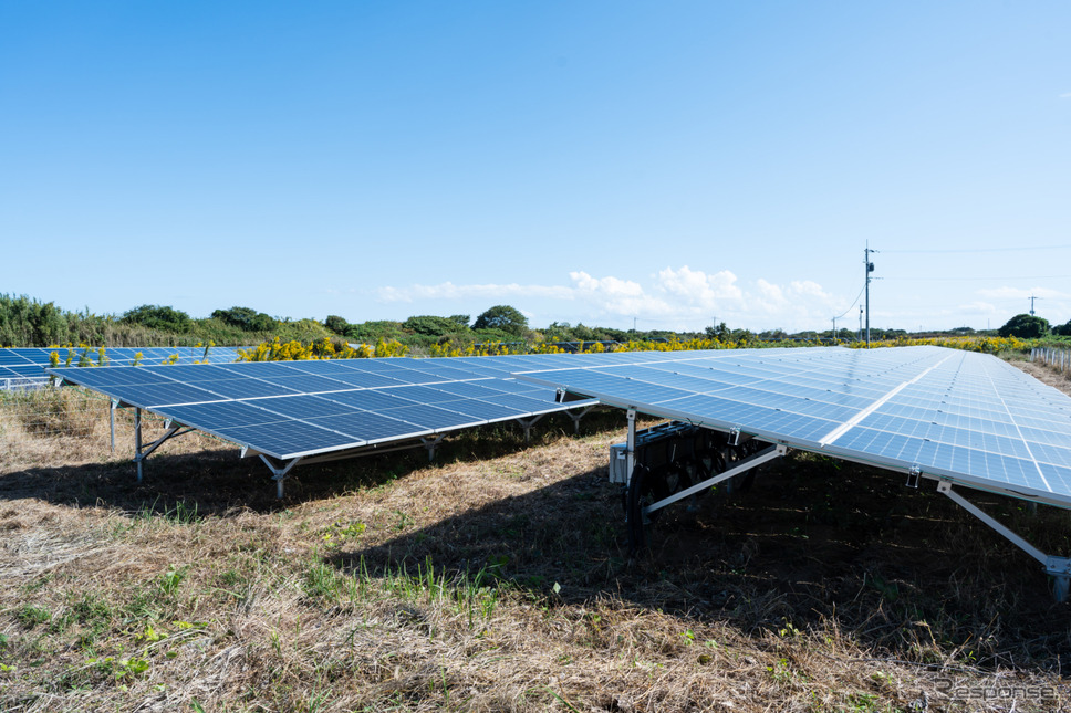 パワーXがパートナー企業を通じて新設した太陽光発電所（茨城県）《写真提供 パワーエックス》