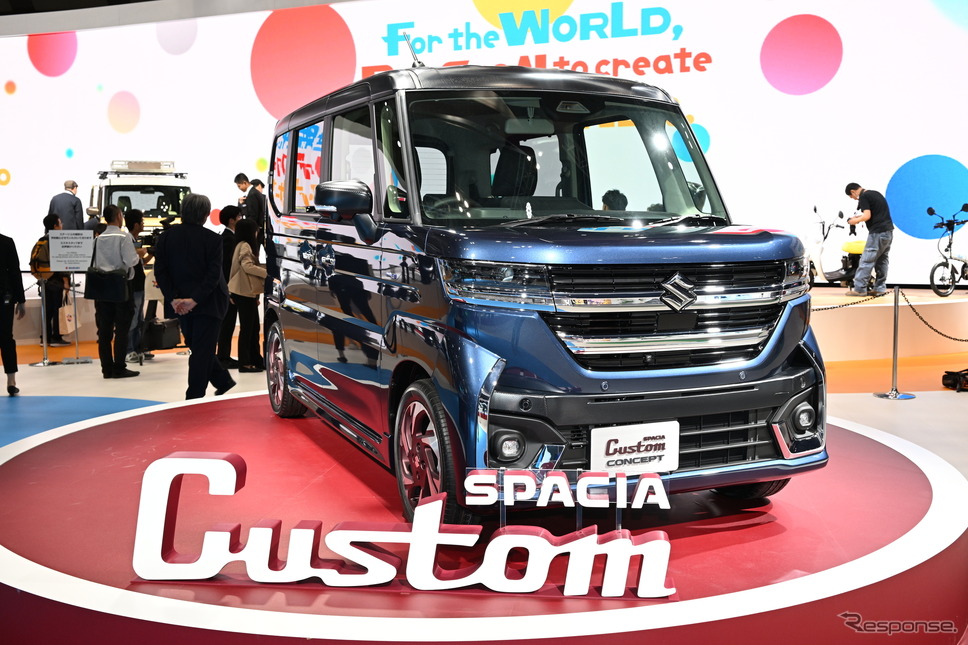 スズキ スペーシアカスタム コンセプト(ジャパンモビリティショー2023)《写真撮影 安藤貴史》