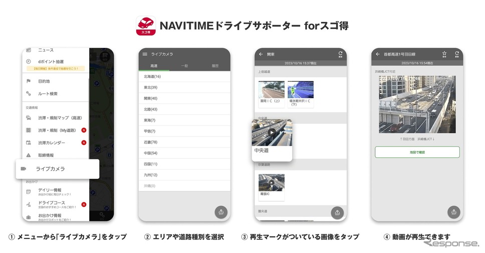 NAVITIMEドライブサポーター forスゴ得《写真提供:ナビタイムジャパン》