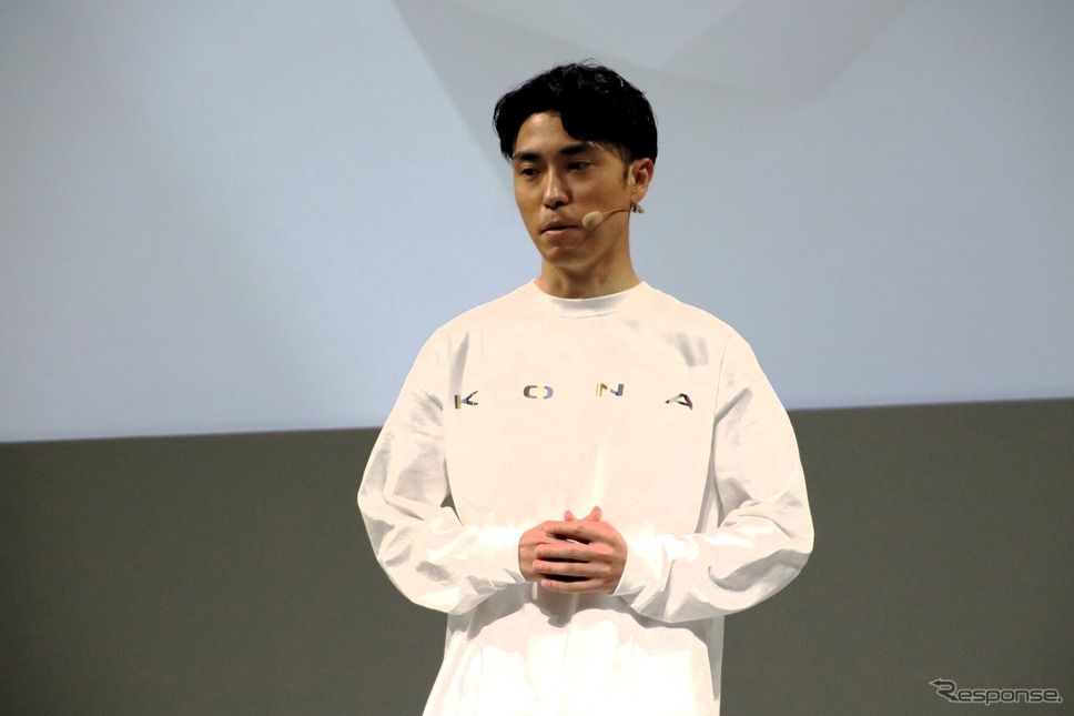 ヒョンデモビリティジャパンシニアスペシャリストの宮本純氏《写真撮影  内田俊一》