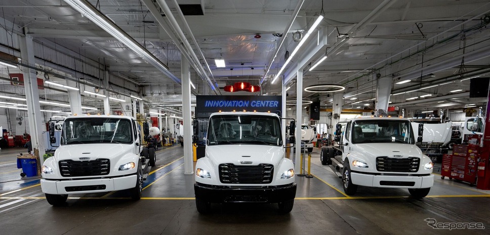 ダイムラートラックの新開発のEV大型トラック、フレートライナー eM2《photo by Daimler Trucks》