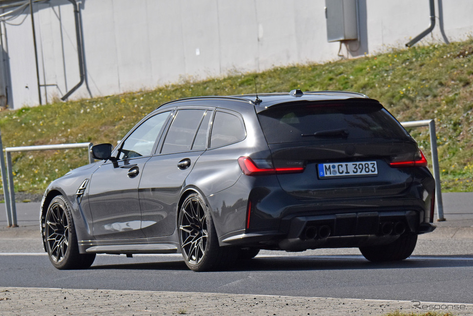 BMW M3ツーリング 改良新型プロトタイプ(スクープ写真)《APOLLO NEWS SERVICE》