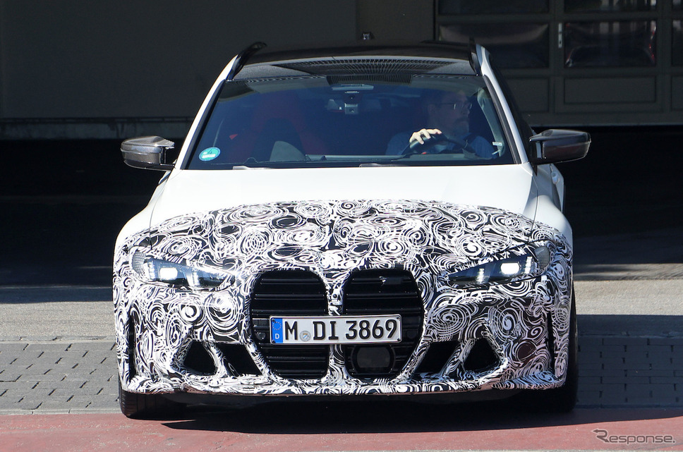 BMW M3ツーリング 改良新型プロトタイプ(スクープ写真)《APOLLO NEWS SERVICE》