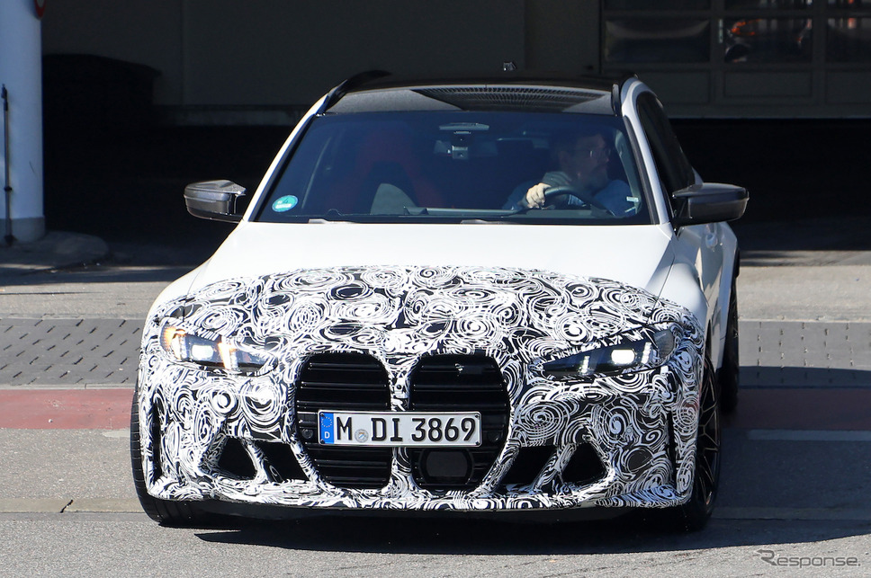 BMW M3ツーリング 改良新型プロトタイプ(スクープ写真)《APOLLO NEWS SERVICE》