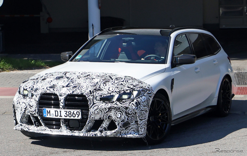 BMW M3ツーリング 改良新型プロトタイプ(スクープ写真)《APOLLO NEWS SERVICE》