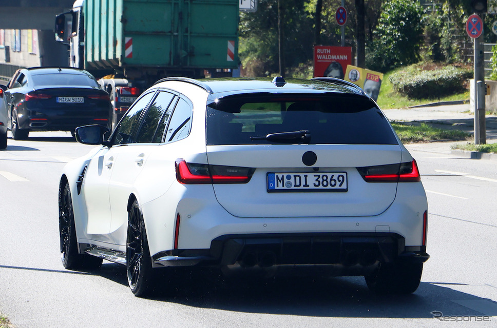 BMW M3ツーリング 改良新型プロトタイプ(スクープ写真)《APOLLO NEWS SERVICE》