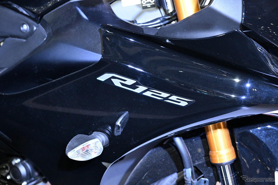 ヤマハの新型125ccシリーズ。写真は『YZF-R125』（ジャパンモビリティショー2023）《写真撮影 安藤貴史》