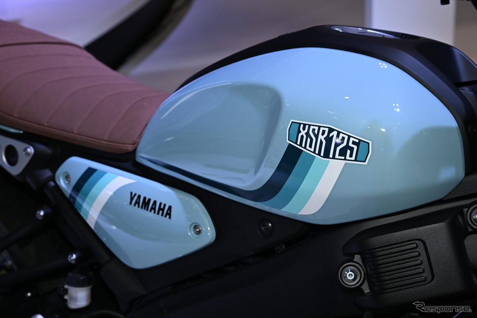 ヤマハの新型125ccシリーズ。写真は『XSR125』（ジャパンモビリティショー2023）《写真撮影 安藤貴史》