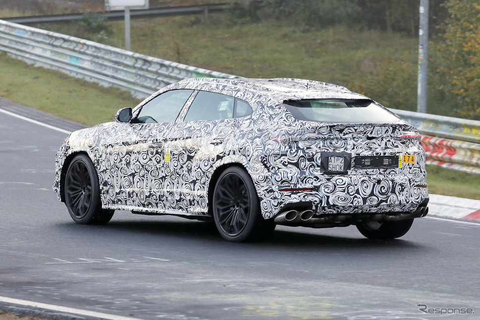 ランボルギーニ ウルスPHEV プロトタイプ(スクープ写真)《APOLLO NEWS SERVICE》