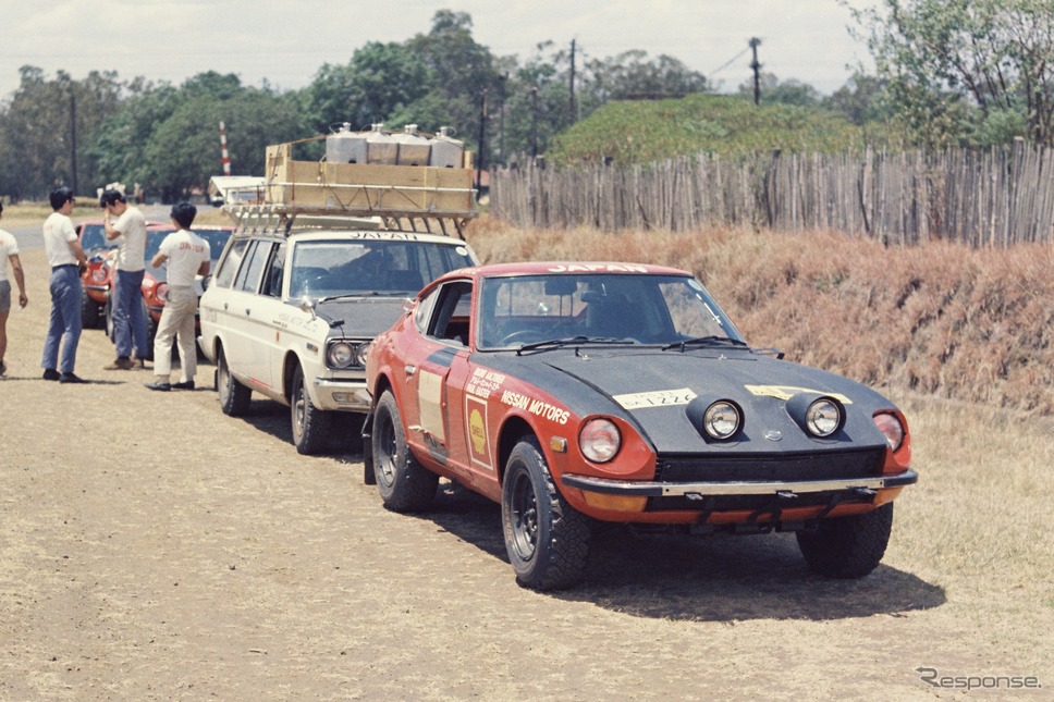 1971年東アフリカサファリラリー《写真提供 日産自動車》