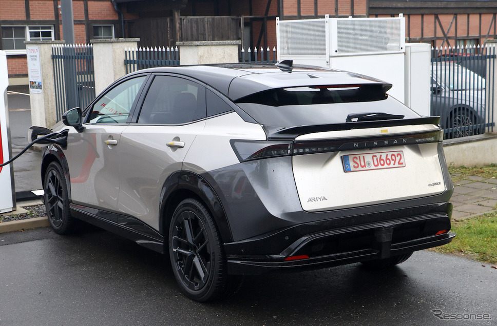 日産　アリア NISMO 市販型プロトタイプ　スクープ写真《APOLLO NEWS SERVICE》