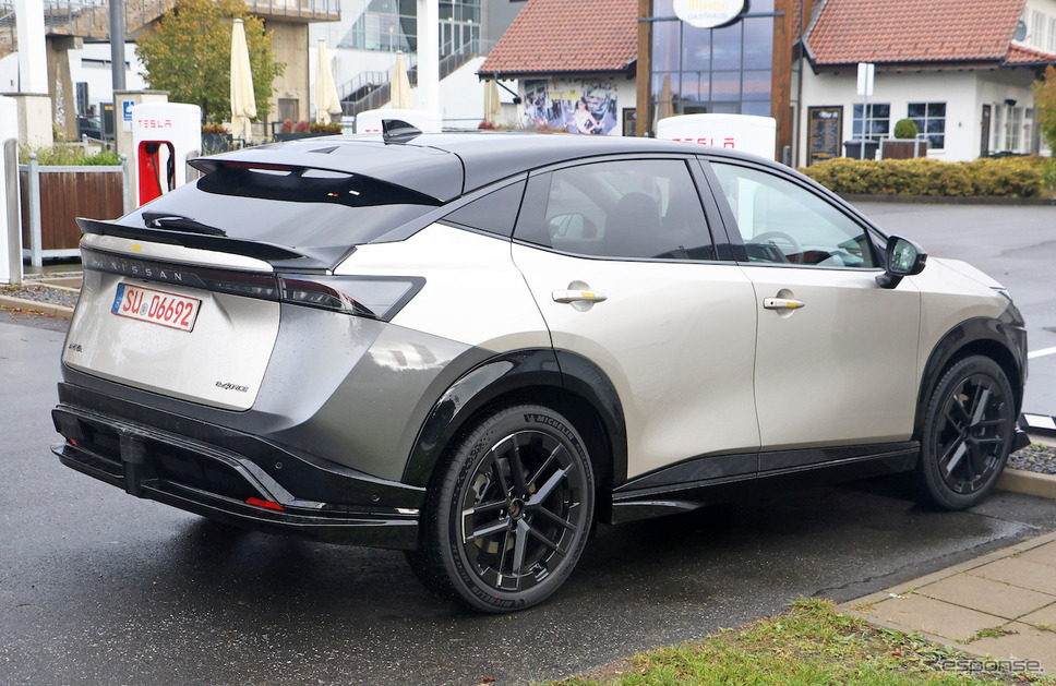 日産　アリア NISMO 市販型プロトタイプ　スクープ写真《APOLLO NEWS SERVICE》