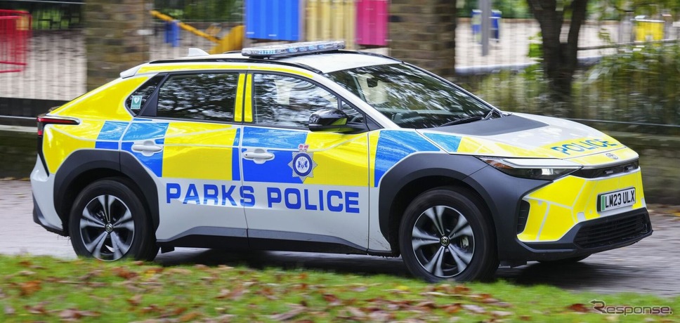 トヨタ bZ4X の英国ロンドン公園警察のポリスカー仕様《photo by Toyota》