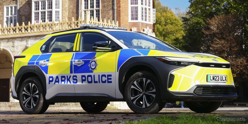 トヨタ bZ4X の英国ロンドン公園警察のポリスカー仕様《photo by Toyota》