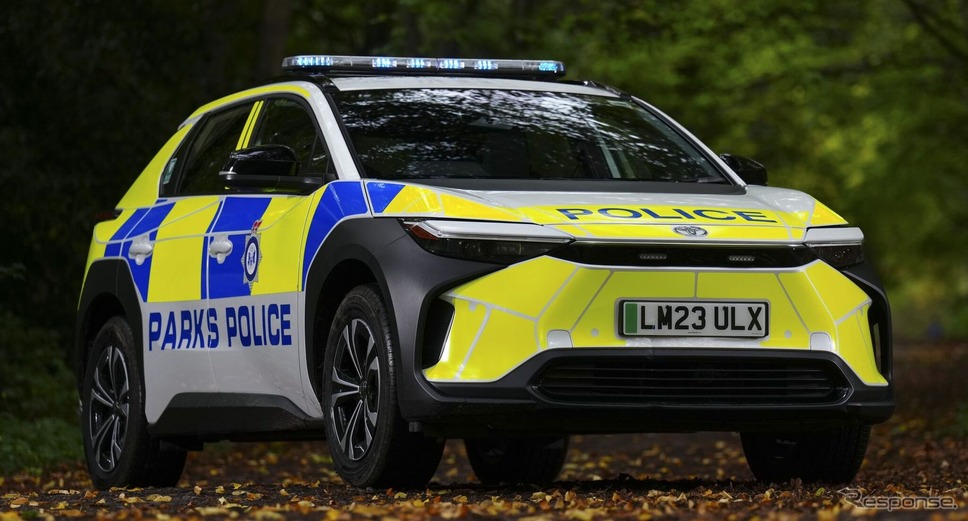 トヨタ bZ4X の英国ロンドン公園警察のポリスカー仕様《photo by Toyota》