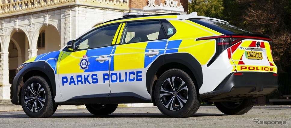 トヨタ bZ4X の英国ロンドン公園警察のポリスカー仕様《photo by Toyota》