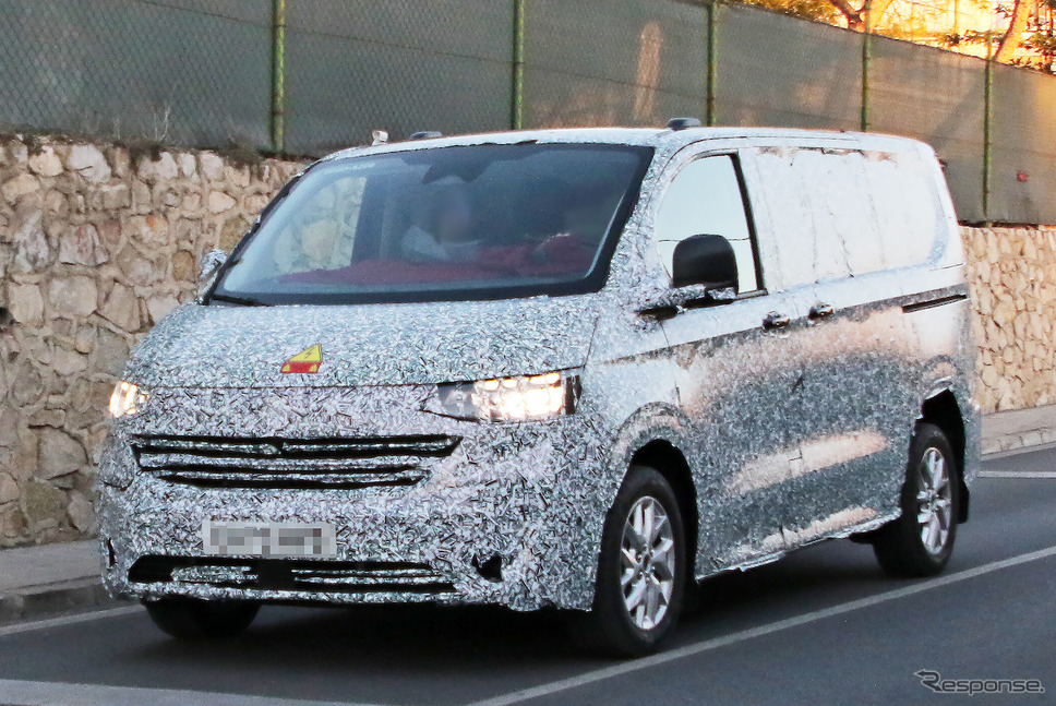 VW トランスポーター 次期型プロトタイプ(スクープ写真)《APOLLO NEWS SERVICE》