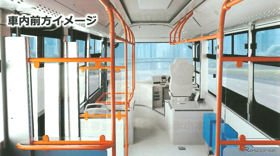 「J7」の車内前方イメージ《写真撮影 会田肇》