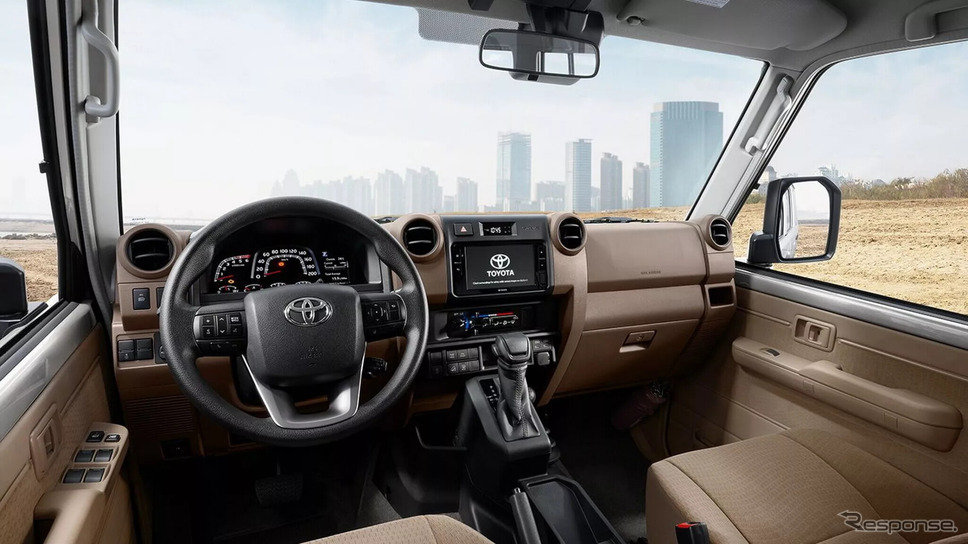 トヨタ・ランドクルーザー 70 改良新型の「ハードトップ3ドア」（UAE仕様）《photo by Toyota》