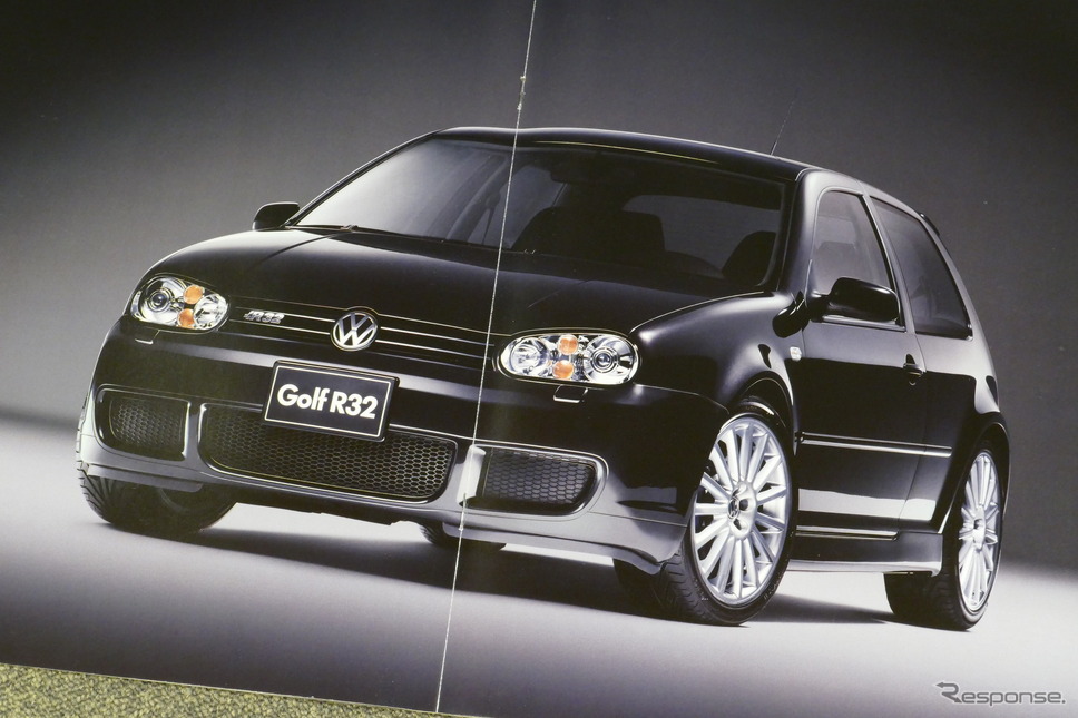 VWゴルフ R32 初代、当時のカタログ《カタログ写真撮影 島崎七生人》