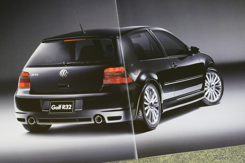 VWゴルフ R32 初代、当時のカタログ《カタログ写真撮影 島崎七生人》