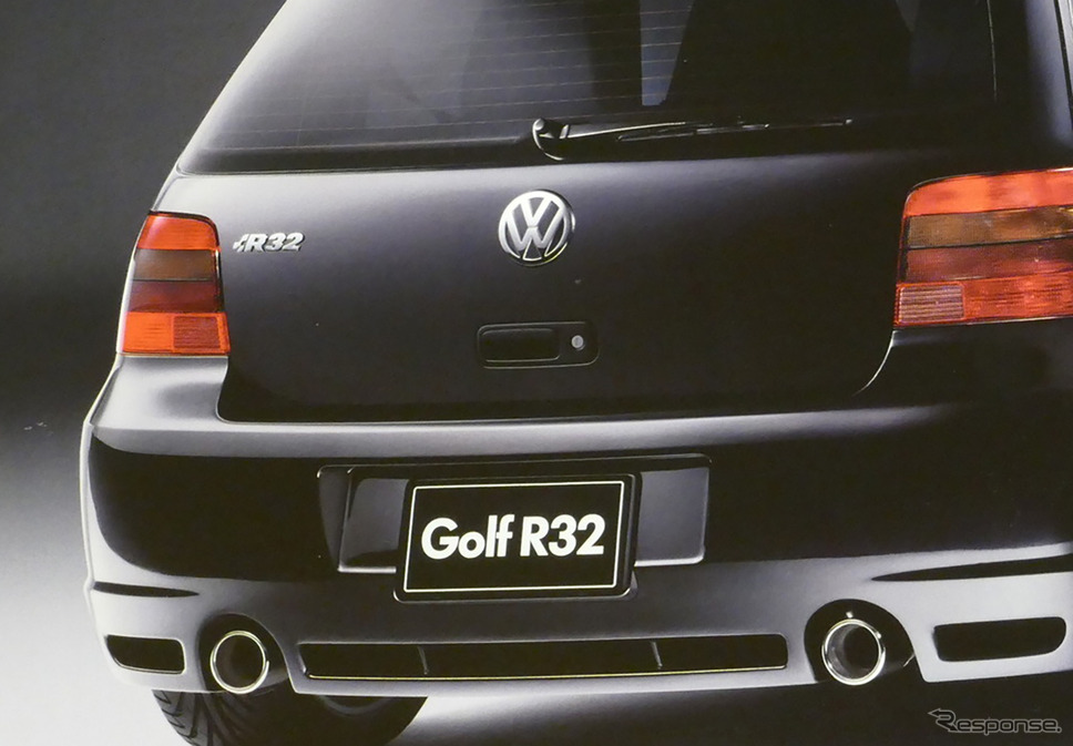 VWゴルフ R32 初代、当時のカタログ《カタログ写真撮影 島崎七生人》