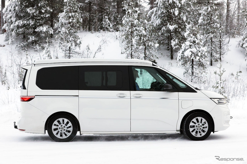 VW カリフォルニア PHEV プロトタイプ(スクープ写真)《APOLLO NEWS SERVICE》