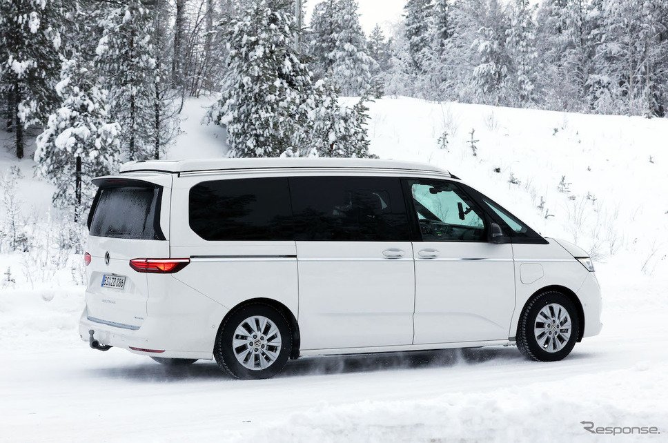 VW カリフォルニア PHEV プロトタイプ(スクープ写真)《APOLLO NEWS SERVICE》