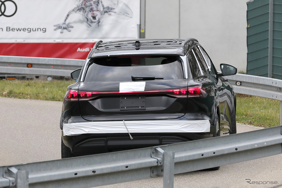 アウディ Q6 e-tron 市販型プロトタイプ(スクープ写真)《APOLLO NEWS SERVICE》