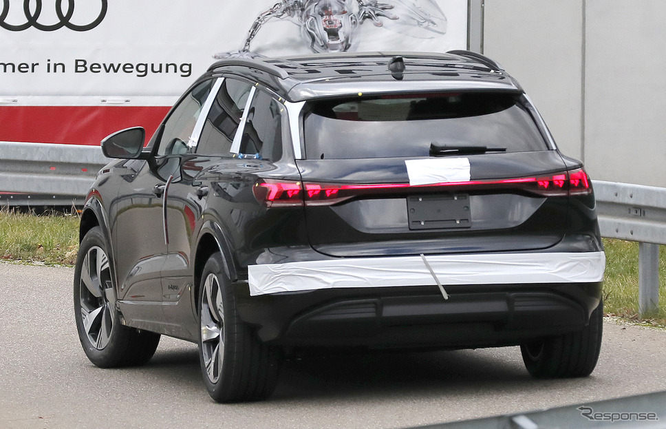 アウディ Q6 e-tron 市販型プロトタイプ(スクープ写真)《APOLLO NEWS SERVICE》