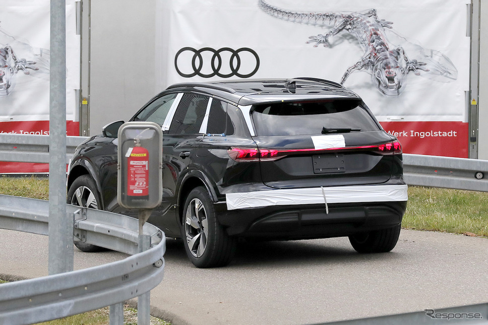 アウディ Q6 e-tron 市販型プロトタイプ(スクープ写真)《APOLLO NEWS SERVICE》