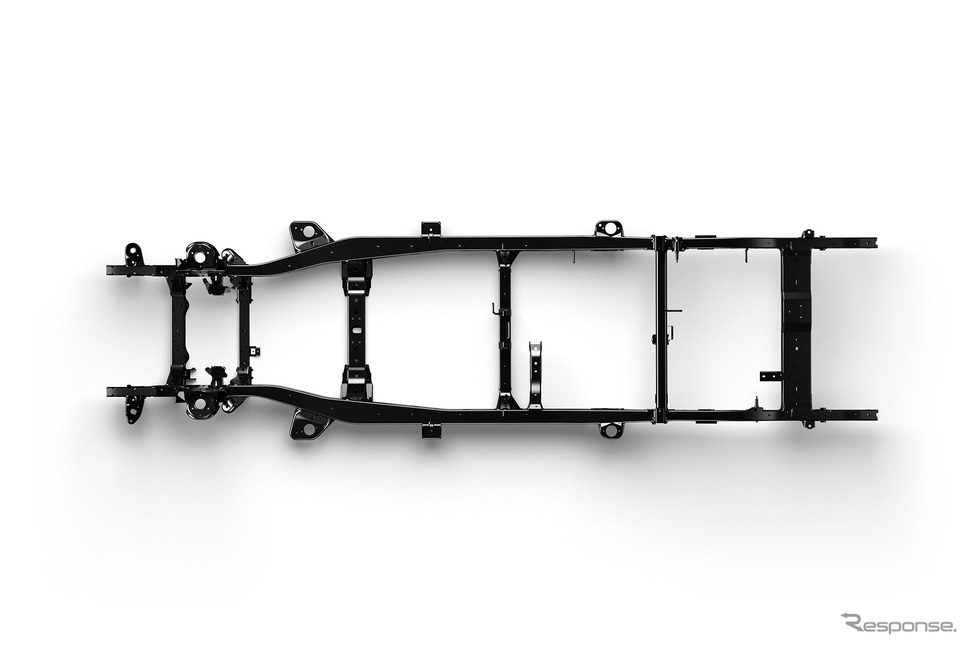 三菱 トライトン 新型：新開発のラダーフレーム《写真提供 三菱自動車》