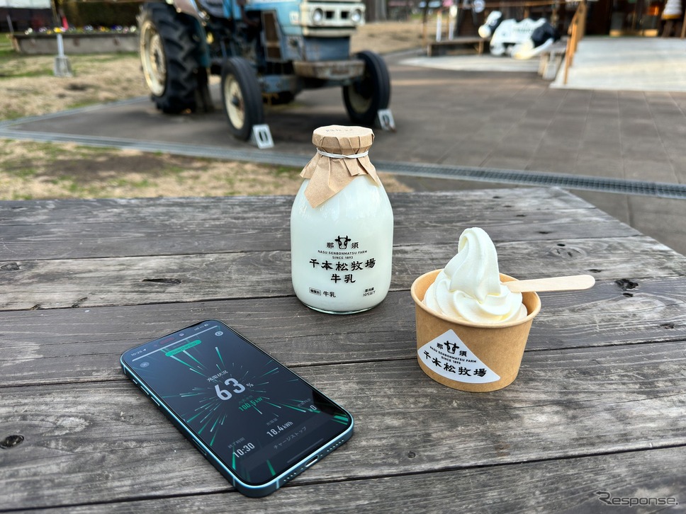 パワーエックス、初の経路型EVチャージステーションを「那須千本松牧場」にオープン《写真提供 パワーエックス》