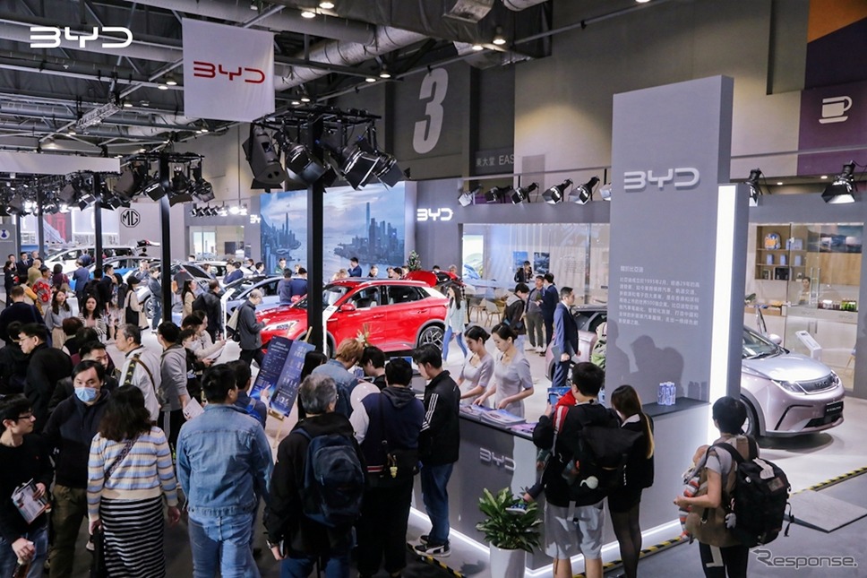 香港国際モーターショーでBYDが4車種展示《photo by BYD》
