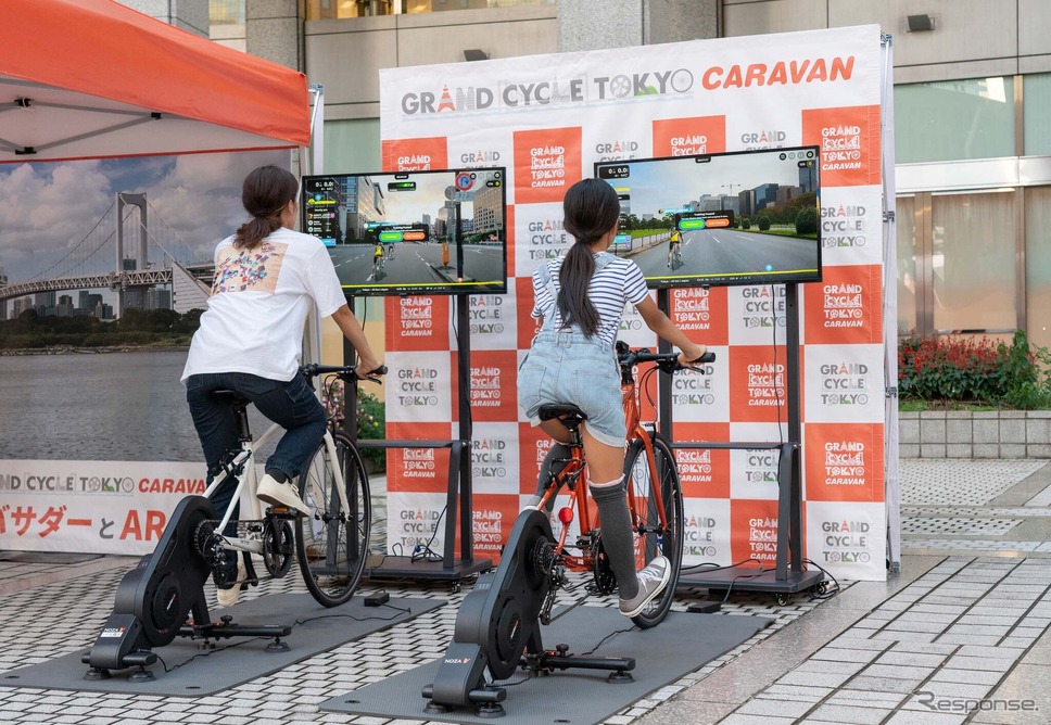 荒川スポセンフェスティバル（バーチャルサイクリング）イメージ《写真提供 東京都》