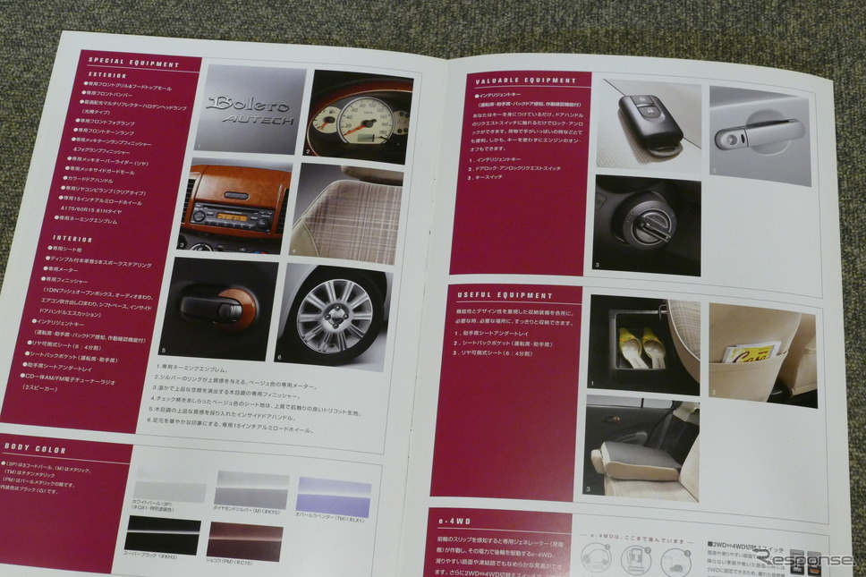 日産 マーチ・ボレロ《カタログ写真撮影 島崎七生人》