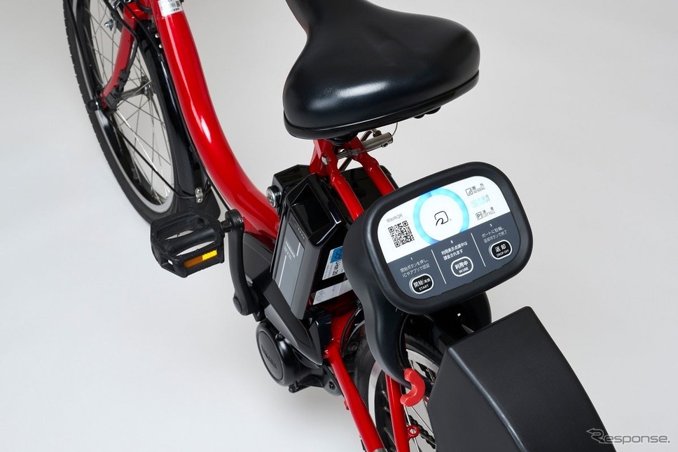 ドコモ・バイクシェアの電動アシスト自転車イメージ《写真提供 富士急行》